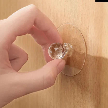 10 Pcs Removable Sticky Handles For Drawers