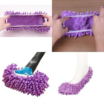 1 Pcs Microfiber Floor Dust Mop Slipper