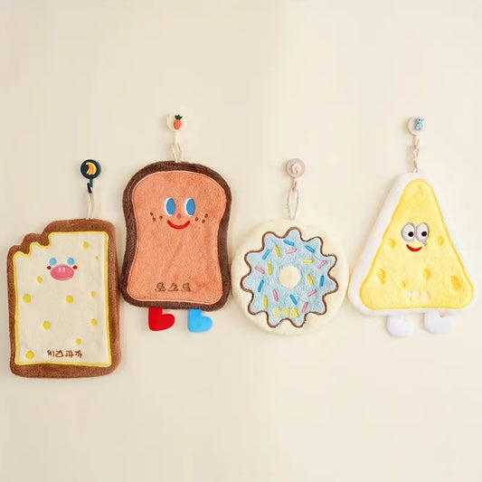 1Pcs Kitchen Cartoon Towel, Home and Living