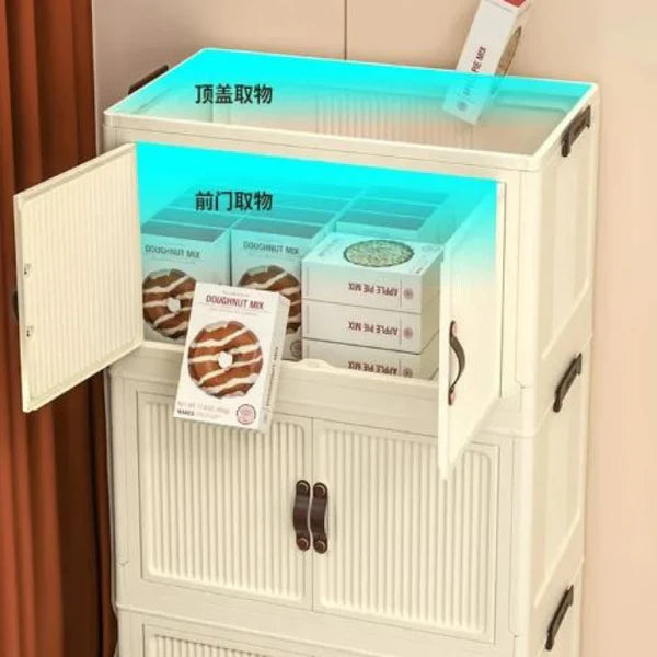 3 Layer Folding Wardrobe, Home and Living