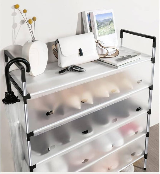 Stackable 5-Tier Compact Shoe Storage Unit
