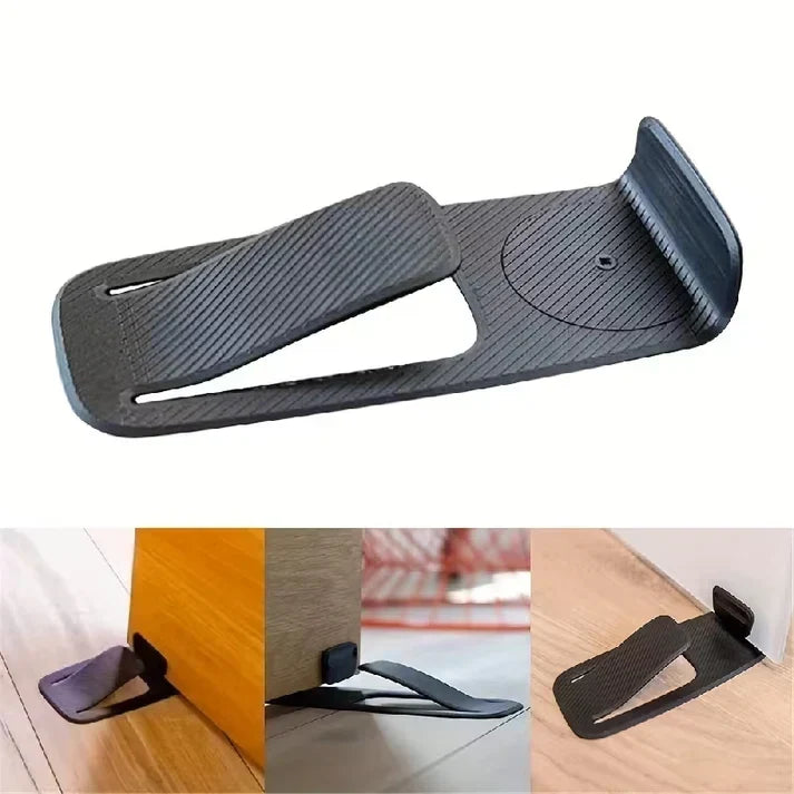 Flexible Door Stopper With Wall Protection Home Safety Accessory