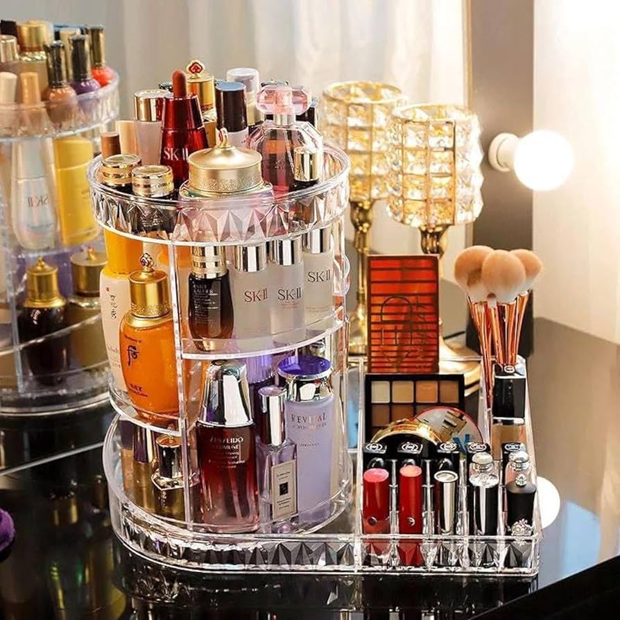 Portable Transparent Makeup Case