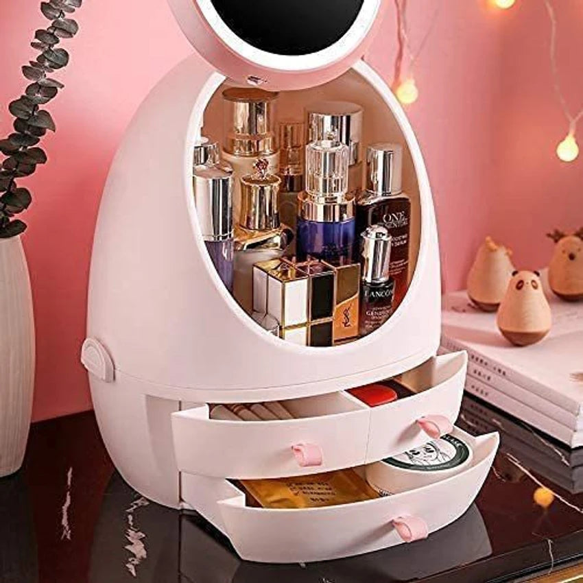 Egg-Shaped Makeup Container