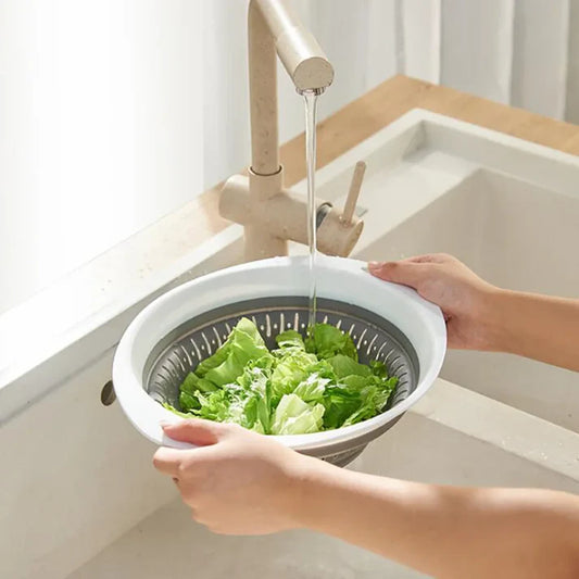 FlexFold Silicone Sink Strainer Bin