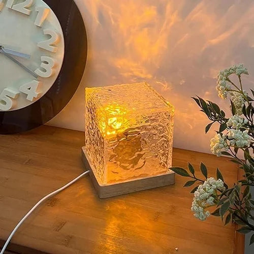 LED Water Ripple Projection Lamp With USB Connector