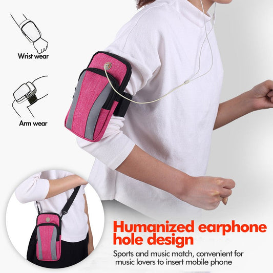 Waterproof Gym Arm Bag for Phone with Earphone Access
