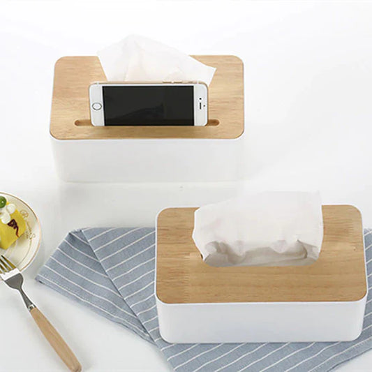 Wooden Texture Tissue Box
Home and Living