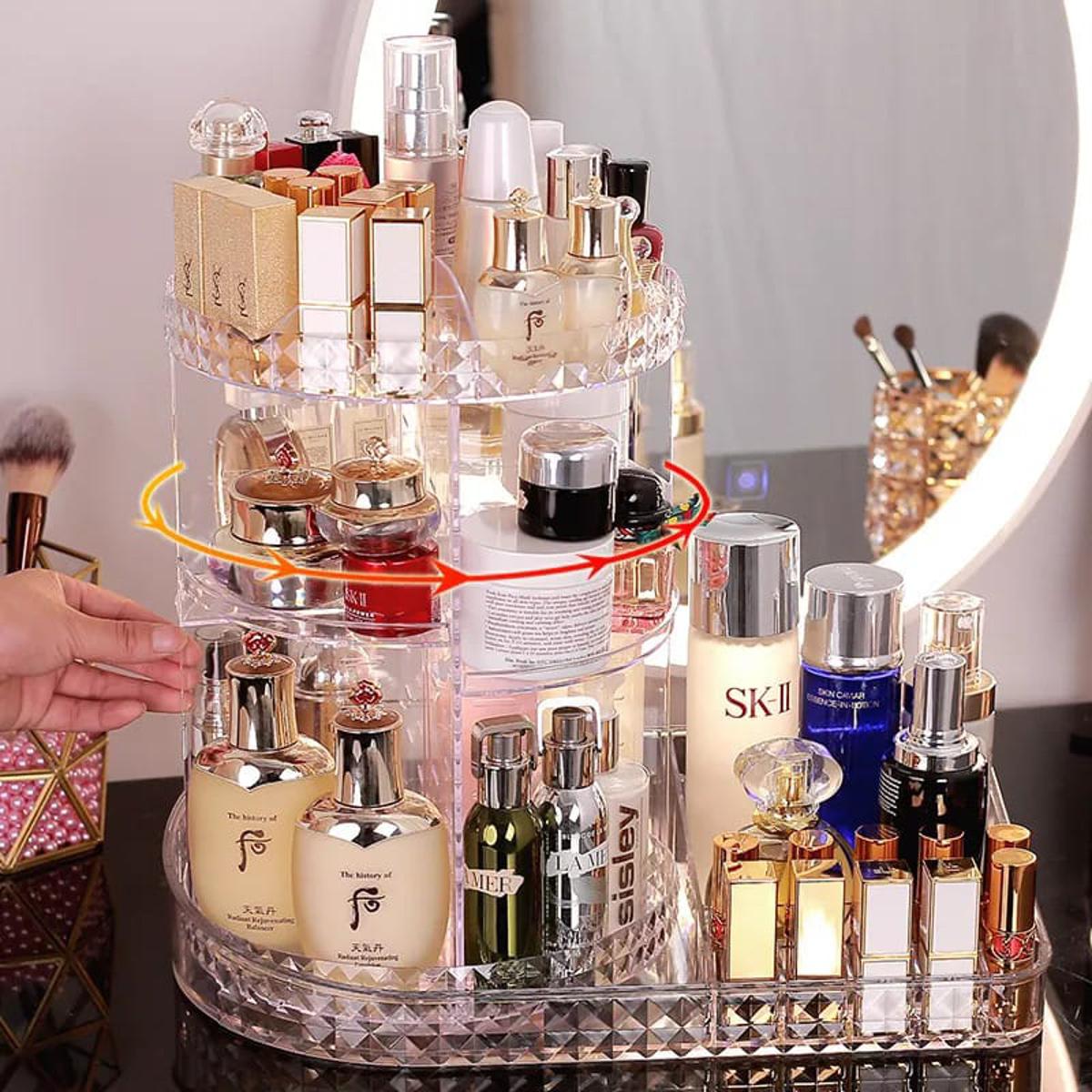 Portable Transparent Makeup Case
