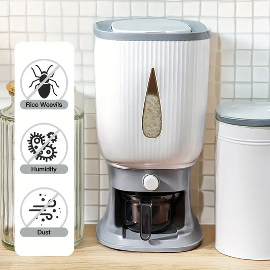 10KG Large Sealed Rice Storage Container, Kitchen Accessories 