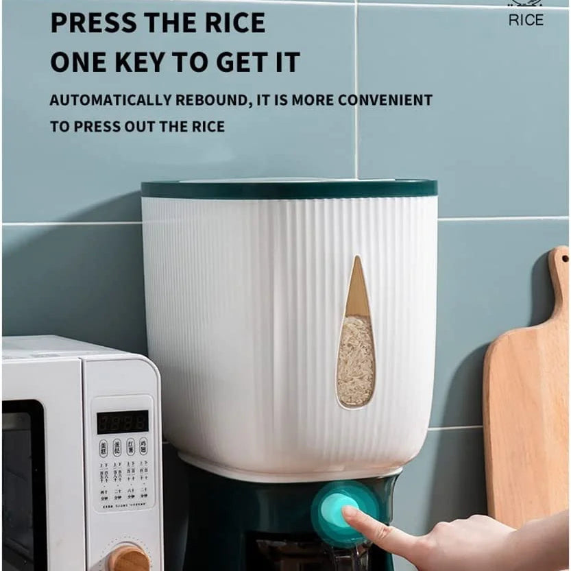 10KG Large Sealed Rice Storage Container, Kitchen Accessories 