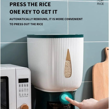 10KG Large Sealed Rice Storage Container, Kitchen Accessories 