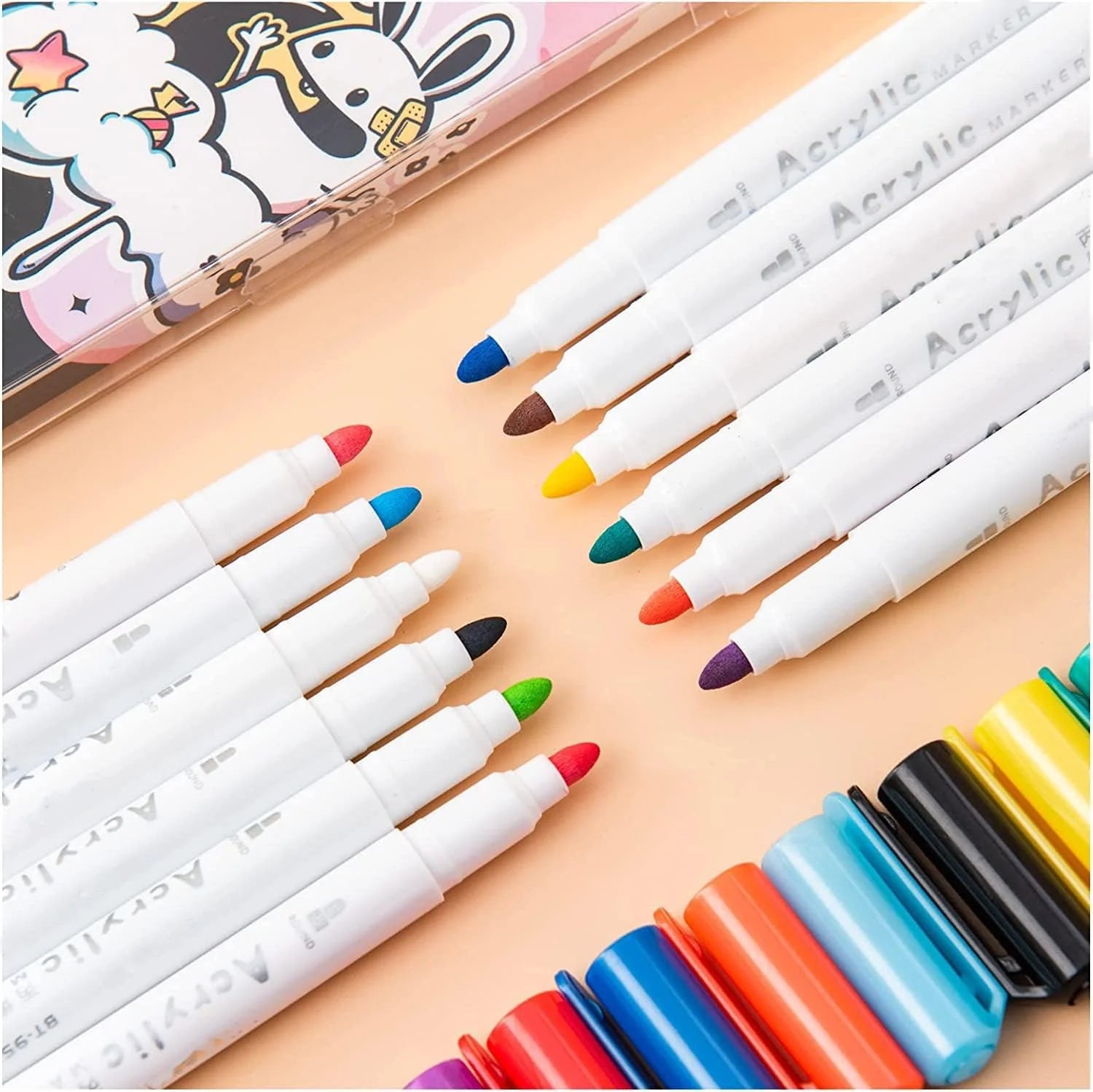 12Pcs Acrylic Marker, Babies and Toys 