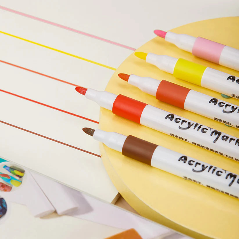 12Pcs Acrylic Marker, Babies and Toys 