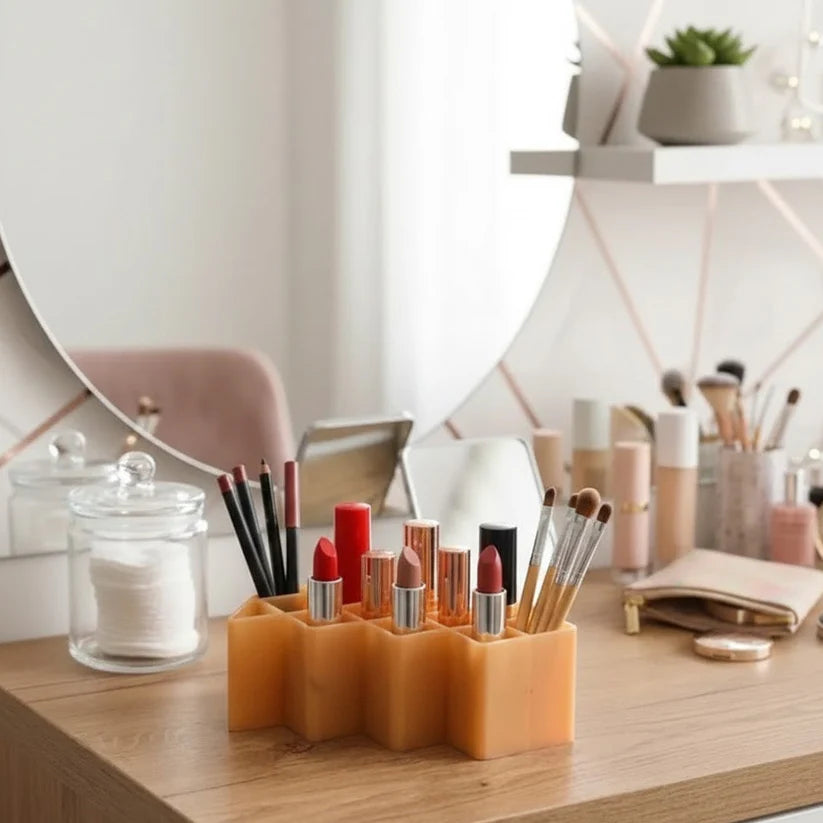 12 Slot Cosmetic Lipsticks Storage Organizer