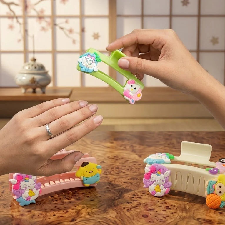 1Pcs Character Hair Clip, Health and Beauty 