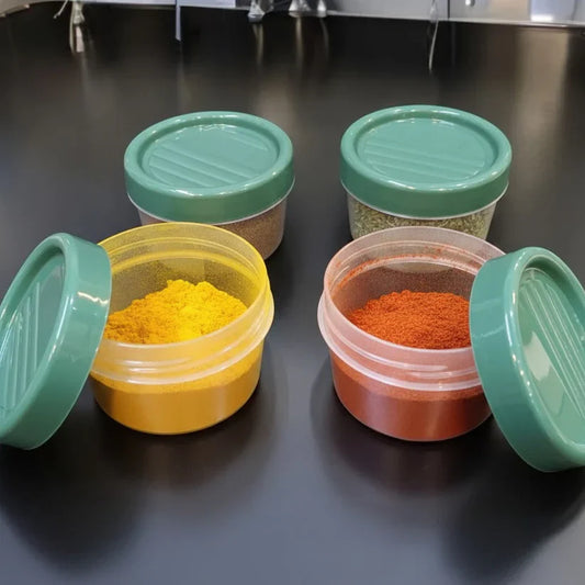 200ml Twist Lid Jars 4 Pack Airtight For Spices & Herbs