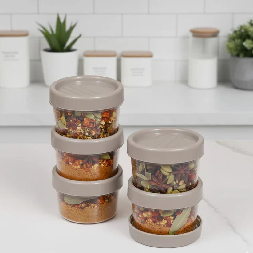 200ml Twist Lid Jars 4 Pack Airtight For Spices & Herbs