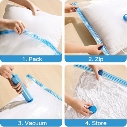 5Pcs Large Capacity Vacuum Storage Bag Kit