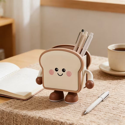 Bread Shaped Desk Organizer Creative Pen & Pencil Holder