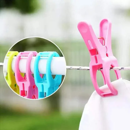 12 Pcs Jumbo Cloth Clips – Strong Grip, Non-Slip