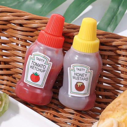 2-Pack Mini Condiment Bottles