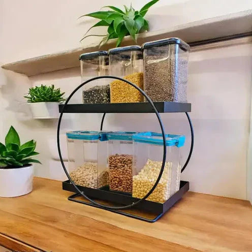 Elegant Round Metal Display Tray