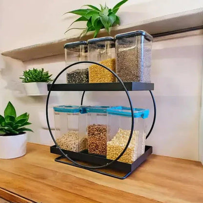 Elegant Round Metal Display Tray