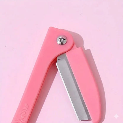 3Pcs Travel Friendly Foldable Brow Razor Tools