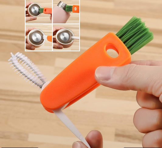 3in1 Carrot Cleaning Brush, Home and Living 