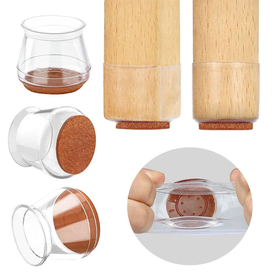 4 Pcs Stretchable Chair Leg Protectors