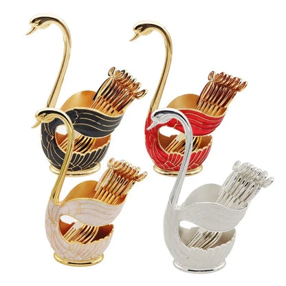Swan Flow Spoon Set