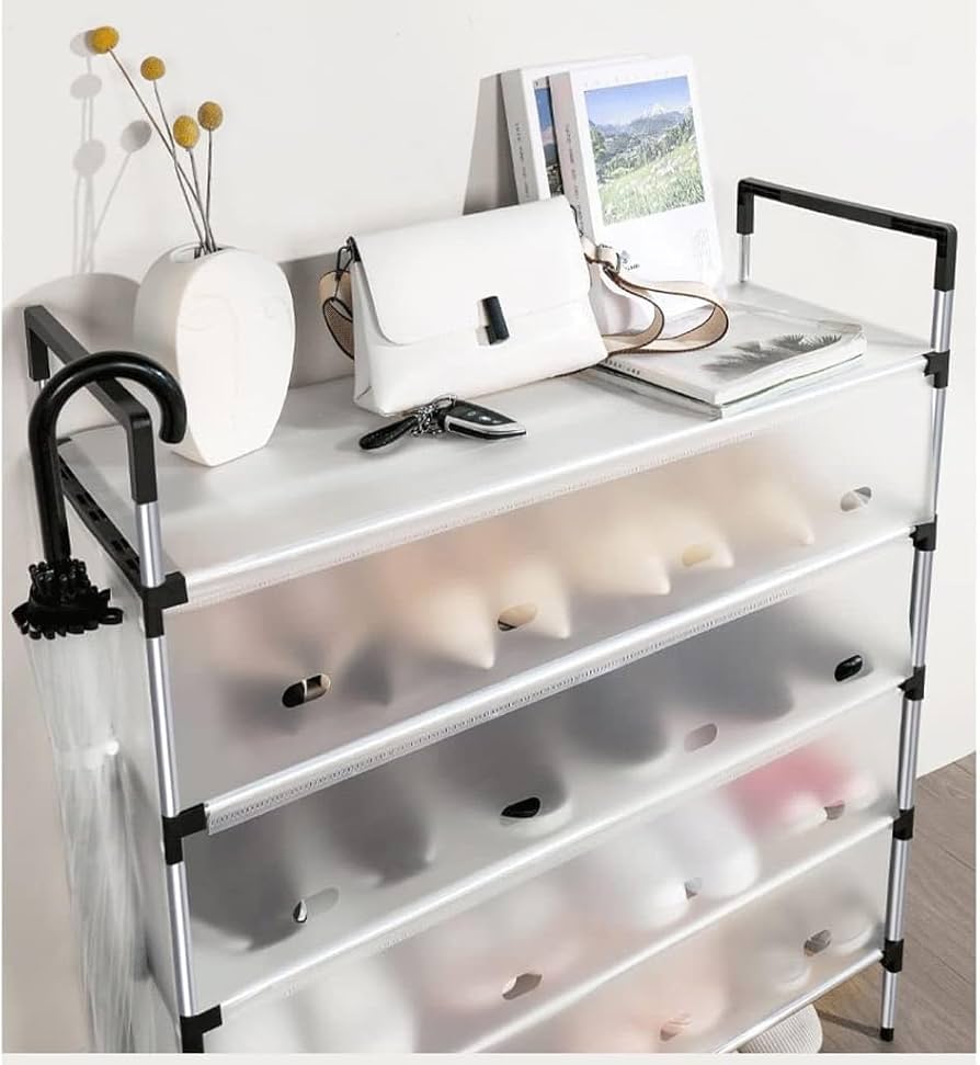 Stackable 5-Tier Compact Shoe Storage Unit