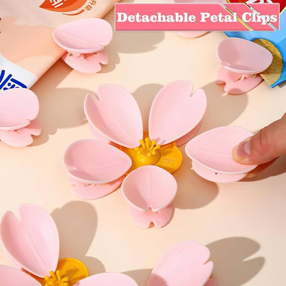 Floral Magnetic Bag Clip Multipurpose Food Storage Sealer