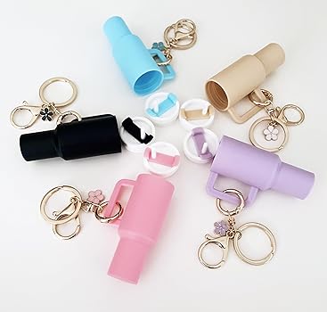 Minty Chill Tumbler Keychain
