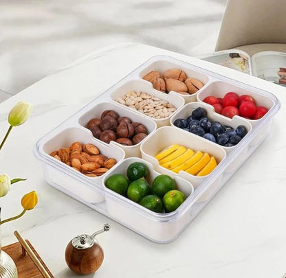  8 Divider Snack Box Spill Proof & BPA Free
