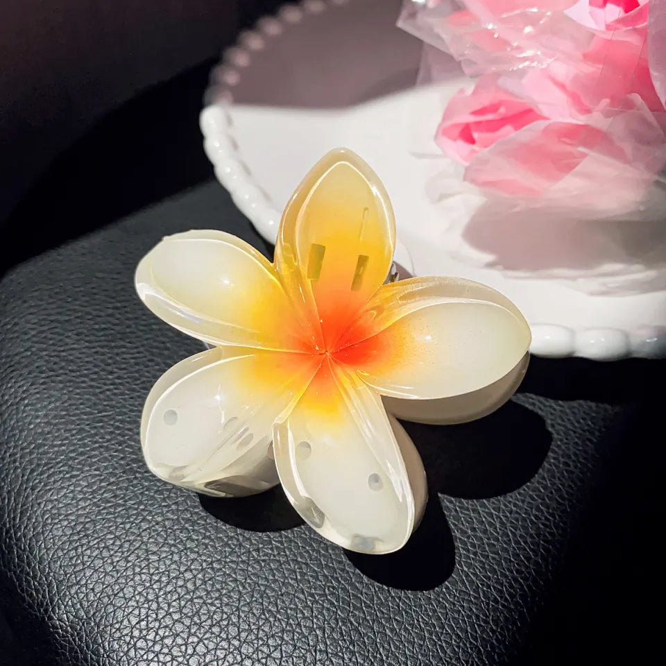 3Pcs Pastel Floral Hair Clips Girls Cute Hair Accessories