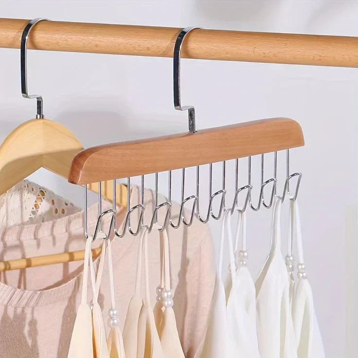Wooden Multifunctional Hook Hanger (1 PC)