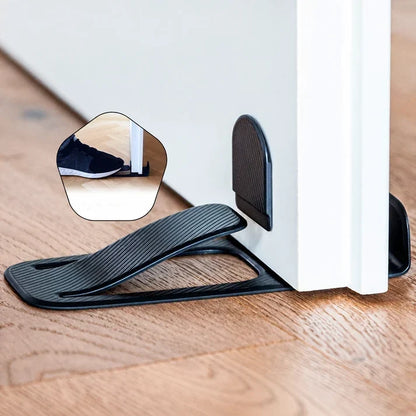 Flexible Door Stopper With Wall Protection Home Safety Accessory