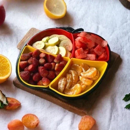 Apple Shape Snack Tray – Stylish Fruit & Snack Serving Dish