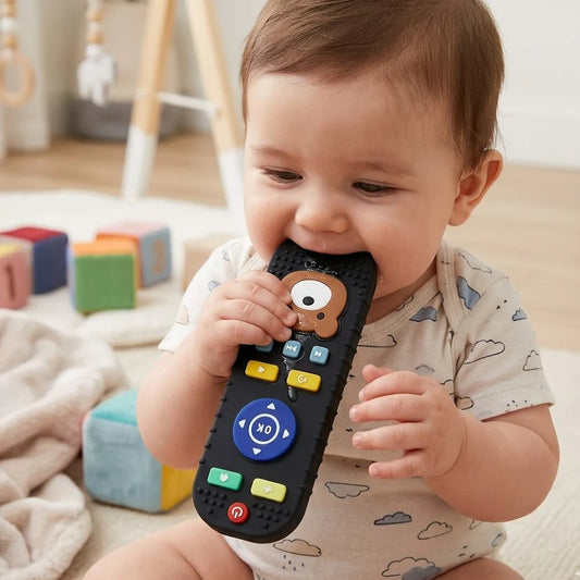 Soothing Natural Texture Silicone Teether For Infants
