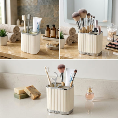 Multi Purpose Plastic Toothpaste & Cosmetic Brush Holder