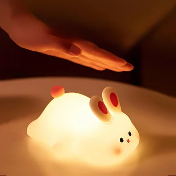 Style Silicone Rabbit Lamp Cute & Cozy Light