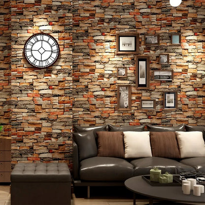 Brown Brick Sheet, Home and Wall Decor 