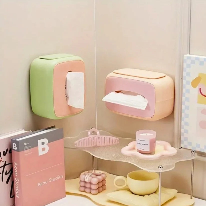 Elegant Tissue Box Organizer For Desk Use