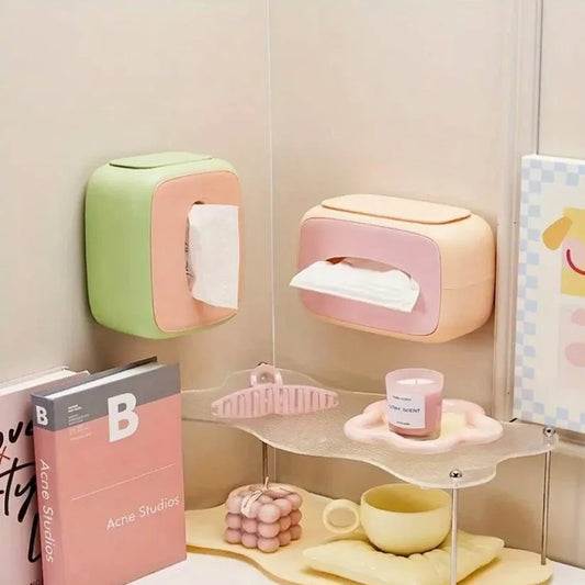 Elegant Tissue Box Organizer For Desk Use