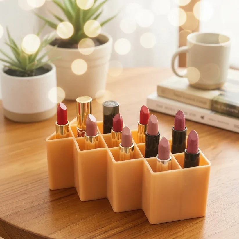 12 Grid Plastic Lipistic , Organizer, Cosmetic Organizer