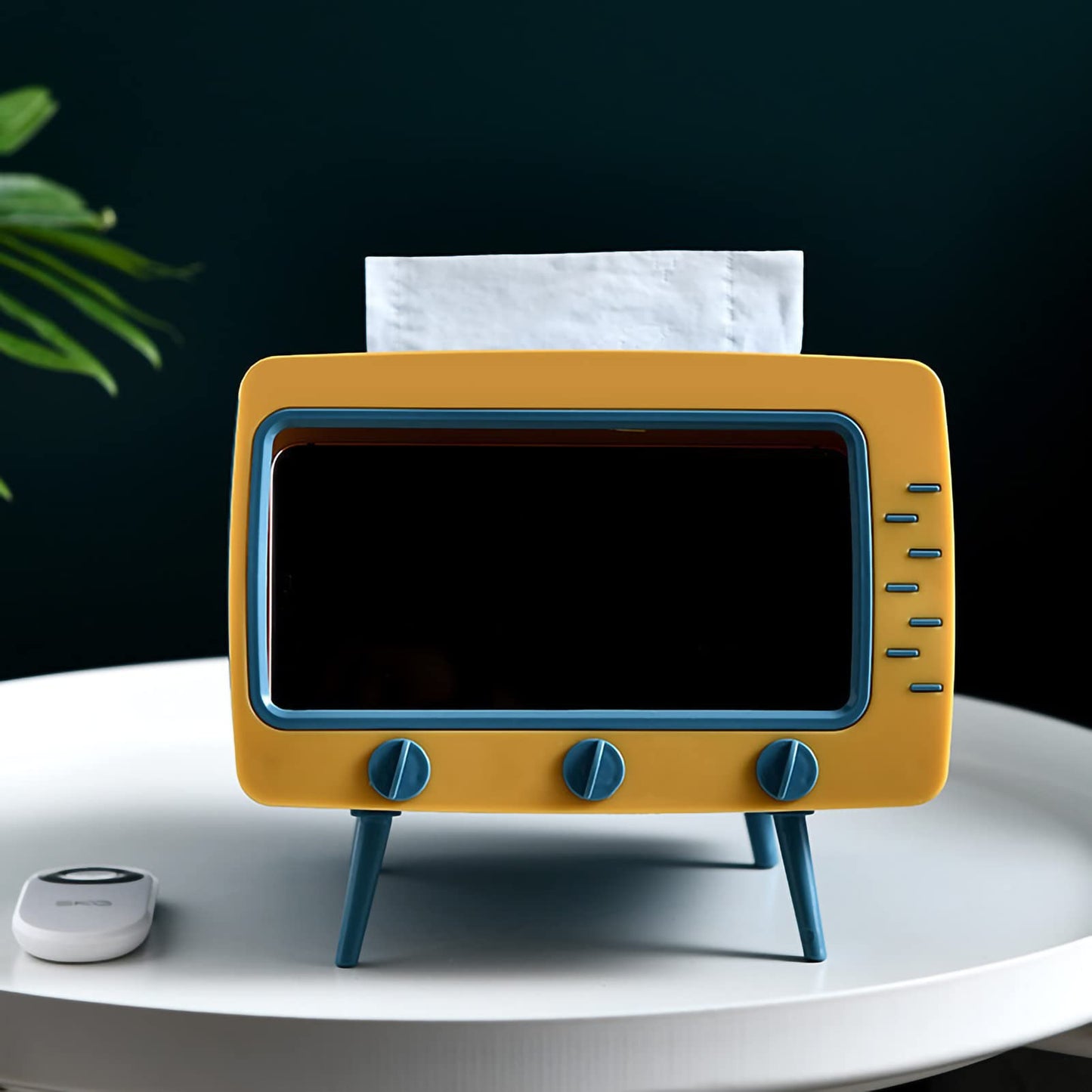 Cute Retro Television Tissue Box Organizer