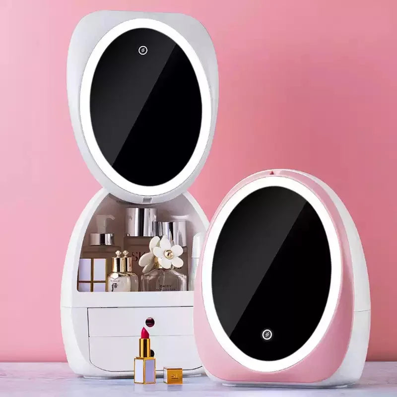 Egg-Shaped Makeup Container