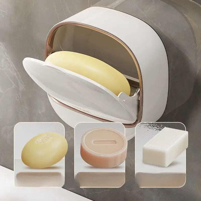 Elegant, Wall Soap Holder With Drain Tray, Home and Living 